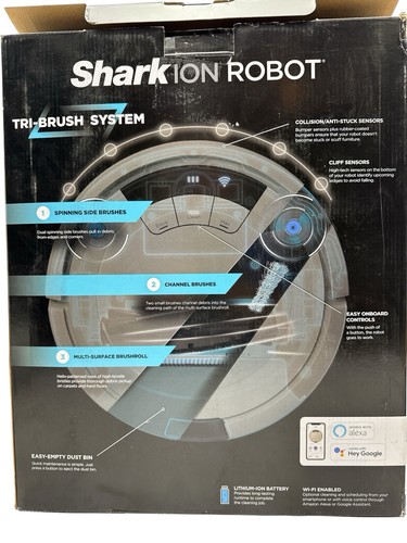 Shark ION Robot Vacuum Wi-Fi Connected RV763 (USED) - Picture 2 of 7