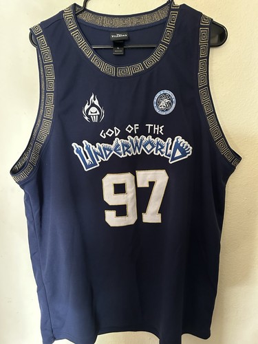 Disney Villians Hades Hercules Basketball Trikot Tank God Underworld Herren XLarge