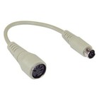 InLine Tastatur Adapter Kabel PS/2 St 5pol Buchse 0,1m