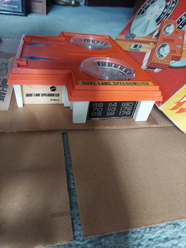 Vtg 1969 Mattel Hot Wheels & Sizzler Dual-Lane Speedometer #6484 Redline Era CIB - Picture 7 of 20