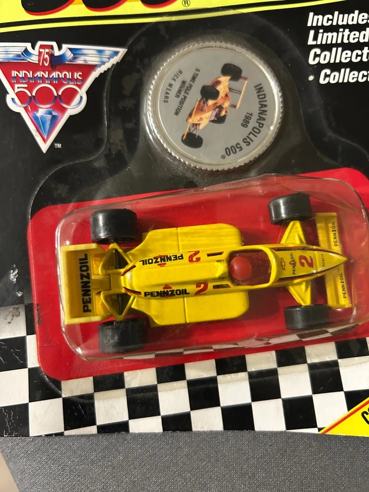 Matchbox Indy 500 w Limited Edition Collector Coin 75th anniversary Rick Mears - Image 2 of 4