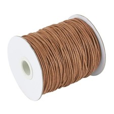 100 Yards 1.5mm Waxed Cotton Cord Macrame Bracelet Necklace Beading Thread