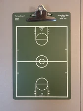 Vintage Large 18”x12” Korney Board Aids Basketball Chalk Clipboard Play Board