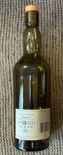 Lagavulin 16 Year Old Islay Single Malt Scotch Whisky Bottle  .750 - unrinsed - Picture 2 of 2