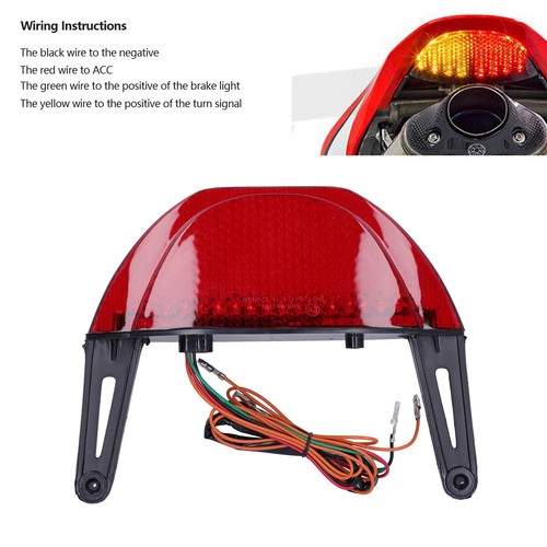 ˜Motorcycle LED Tail Light Integration Rear Position DRL Indicator Modification - Picture 10 of 22