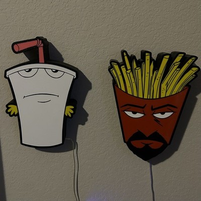 Aqua Teen Hunger Force (ATHF) LAMP/LIGHTBOX.  (MASTER SHAKE or FRYLOCK)