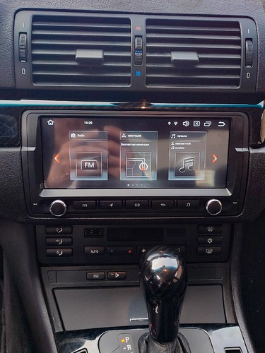 Android 13 CarPlay Car Stereo Radio For BMW 3-series E46 M3 1998-2006 GPS BT - Foto 2 di 23