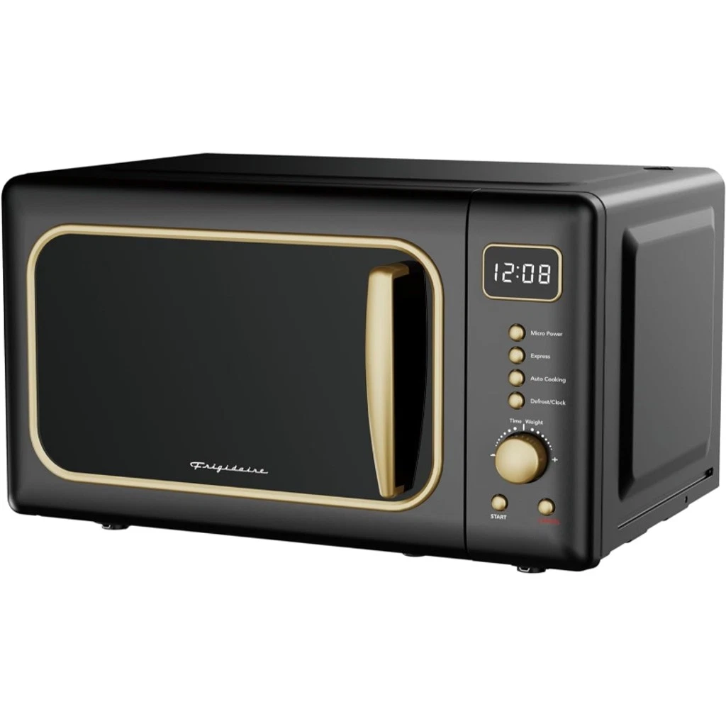 Frigidaire Black & Gold Retro Countertop Microwave Oven - EMW788RETRO 0
Opens in a new window or tab
