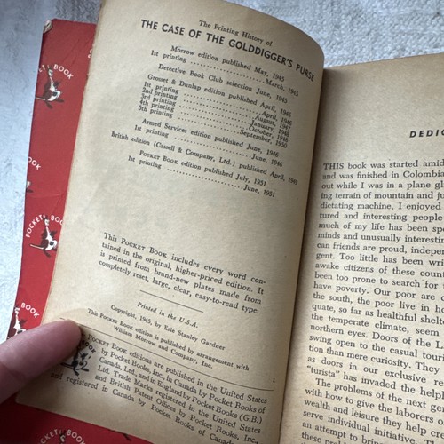 Erle Stanley Gardner *THE CASE OF THE GOLD DIGGER'S PURSE* 1951 - Bild 5 von 5