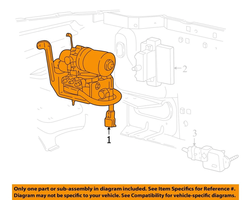 Ford Ranger 2010 ABS bomba actuador de freno antibloqueo fabricante de equipos originales 41 k millas - LKQ435458460 Foto 4 de 4