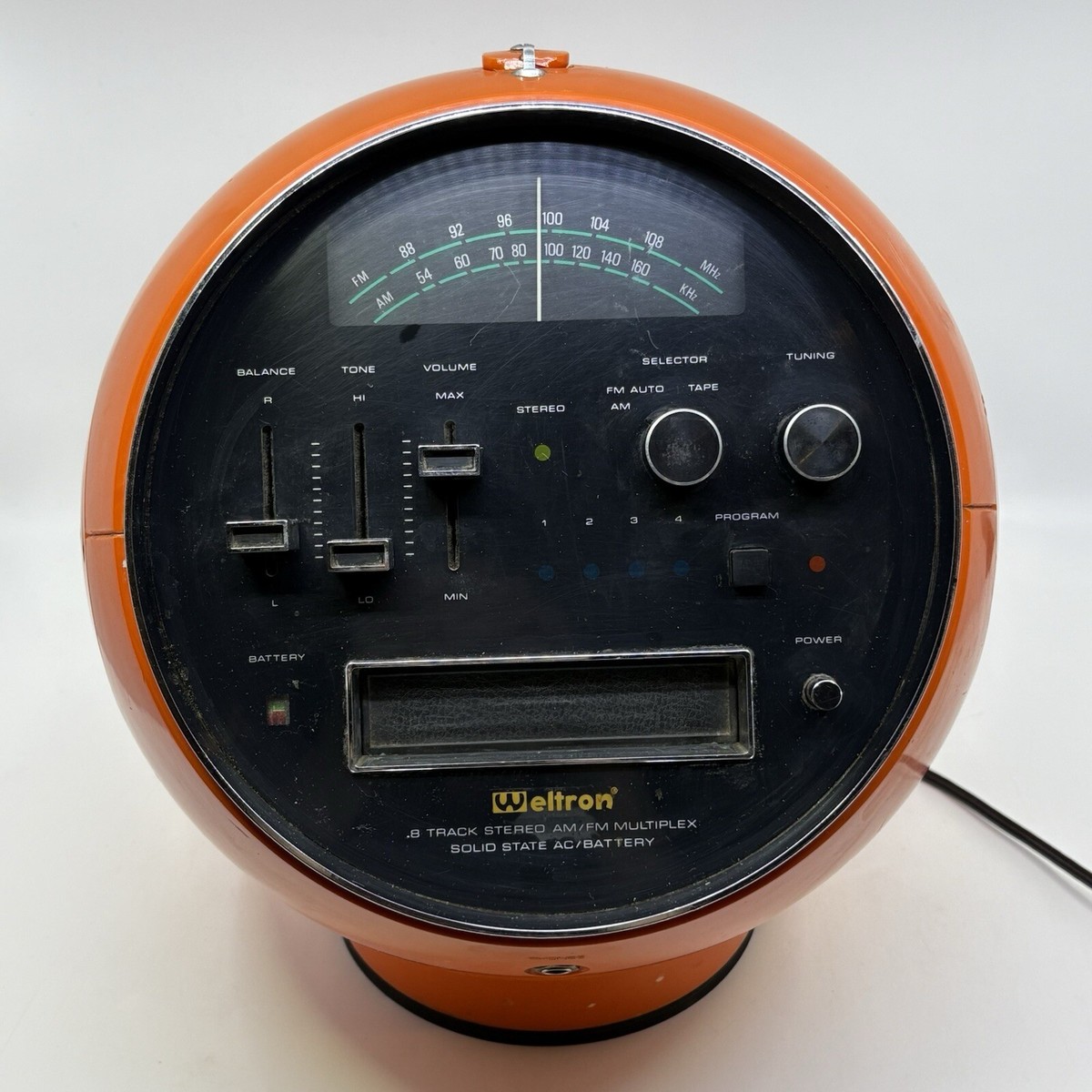 WELTRON ウェルトロン　8トラック Weltron 8 Track Stereo Am FM Multiplex | With Headphones