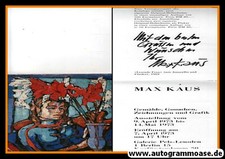 Kunst | Max KAUS | 1973 (Broschüre)