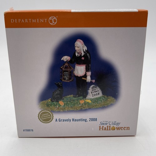 DEPT 56 A Gravely Haunting 2008 Snow Village Halloween Accessoire #799976 Neu