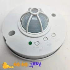 360� PIR Ceiling Motion Sensor Switch, 110-240VAC, High-Sensitivity Light Switch