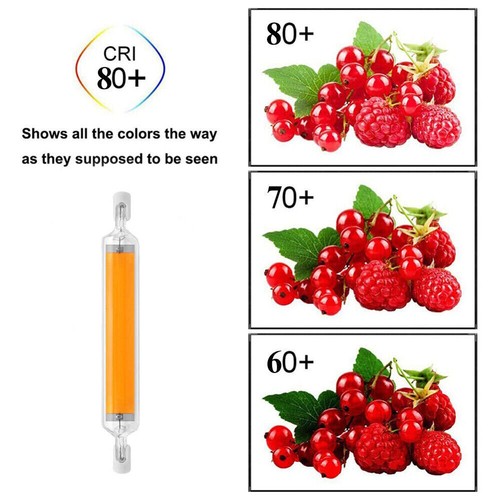 5/10PC Lamp Glass Tube COB Power LED R7s AC Bulb Home Power Energy Saver - Picture 6 of 20