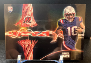 2024 Resurgence Drake Maye Wired SSP Insert - Patriots