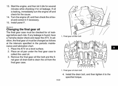 Yamaha Owners Manual Book 2007 Grizzly 660 YFM66FGW - Picture 10 of 12