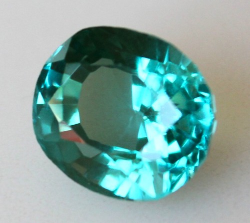 Saphir Teal de Ceylan de 7,25 ct Taille Ovale - Certificat AGL - Imagen 5 de 8