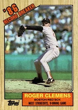 1987 Topps Baseball - Complete your Set Pick from list #51 - #100