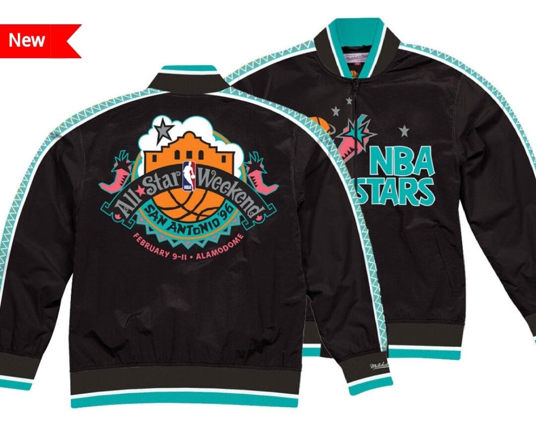 Mitchell & Ness Black 1996 NBA San Antonio All Stars Weekend Mitchell & Ness Black 1996 NBA San Antonio All Stars Weekend