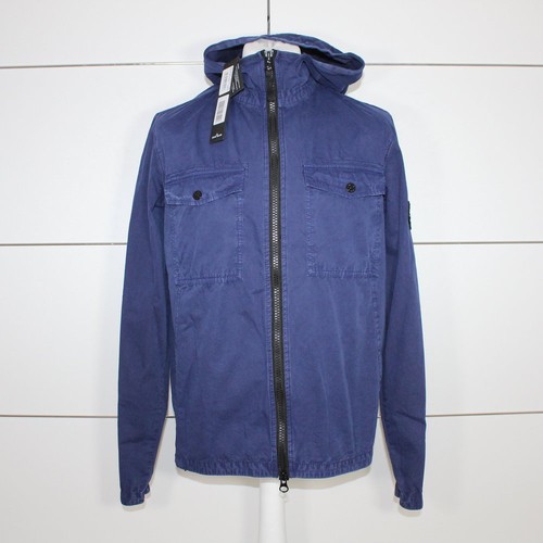 Island Garment Stone Hooded Zip Dyed Shirt ZaaxwB