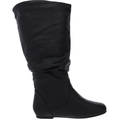 Journee Collection Womens Jayne Extra Wide Calf Knee-High Boots Flats BHFO 8274 - Picture 2 of 3