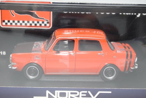B69 1:18 NOREV 185700 SIMCA 1000 RALLYE 1971 ORANGE MIB - Picture 2 of 14