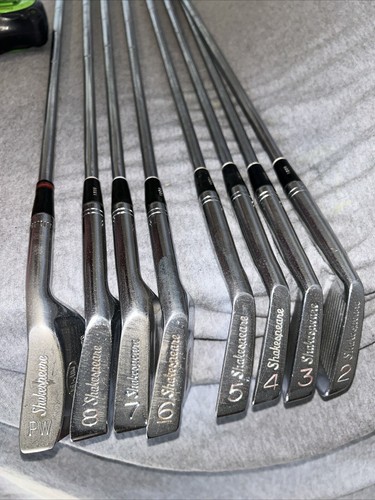 Hierros ShakespeareGary Player 2-8 y PW modelo registrado ver fotos necesita empuñaduras nuevas - Imagen 1 de 12