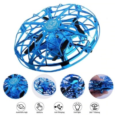 360° Mini Drone Smart UFO Aircraft for Kids Flying Toys RC Hand Control Xmas US~