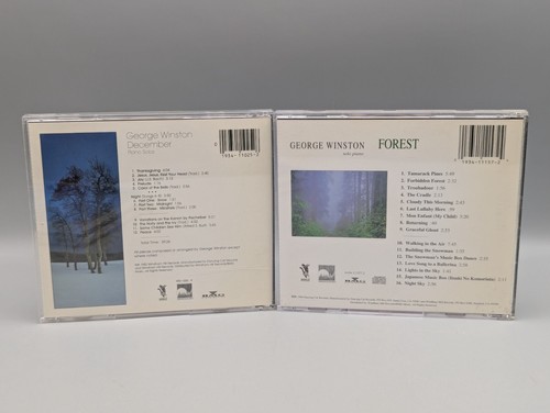 George Winston 4 CD Lot December Forest Plains Linus Solo Piano Vince Guaraldi - Picture 3 of 8