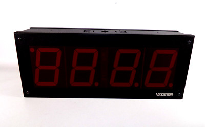 NEW Valcom VIP-D440DS  IP PoE 4 Digit, 4'' Double Sided Digital Clock