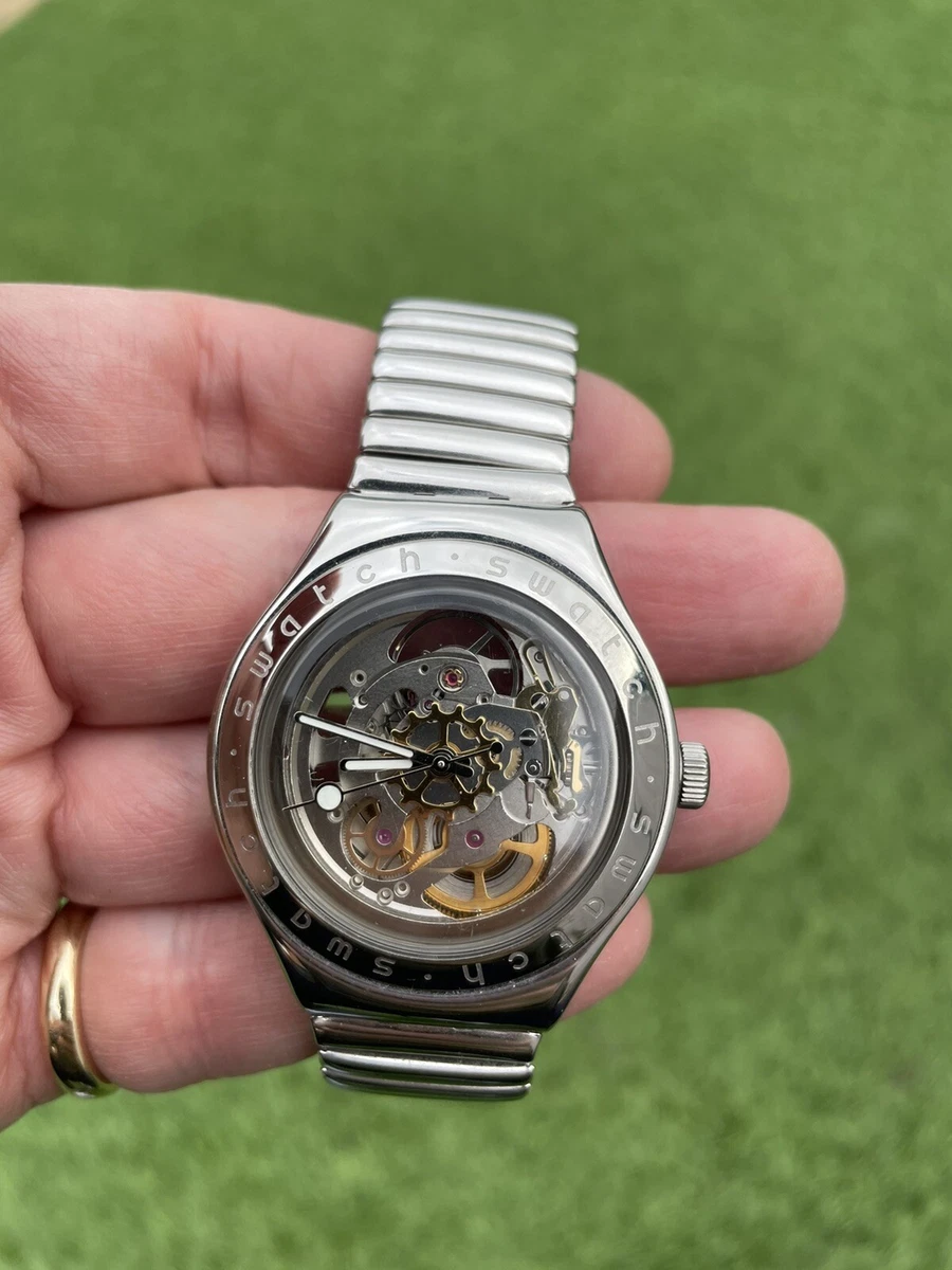 Unworn Vintage 1999 Swatch Irony Automatic 21 Jewels Men s or Women s Wristwatch