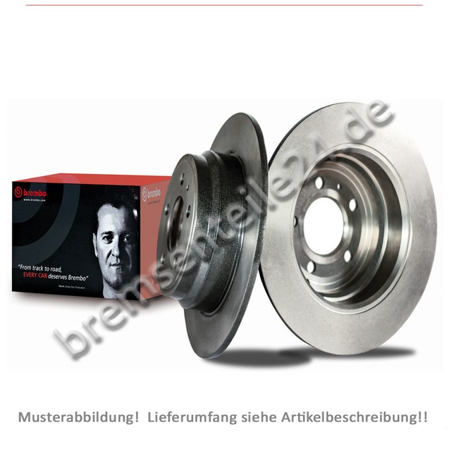 2x BREMBO Bremsscheibe 08.1365.10 für ALFA ROMEO