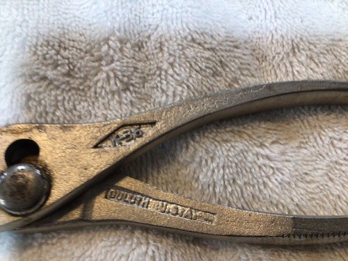 Vintage Diamond Duluth USA 6 1/4" - Slip Joint Pliers - K-36 - NICE - Picture 2 of 3