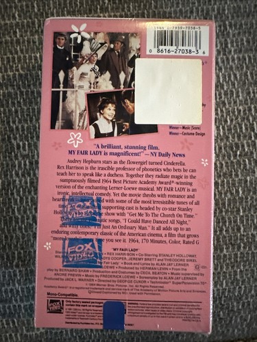 My Fair Lady VHS Audrey Hepburn, Rex Harrison - Picture 2 of 5