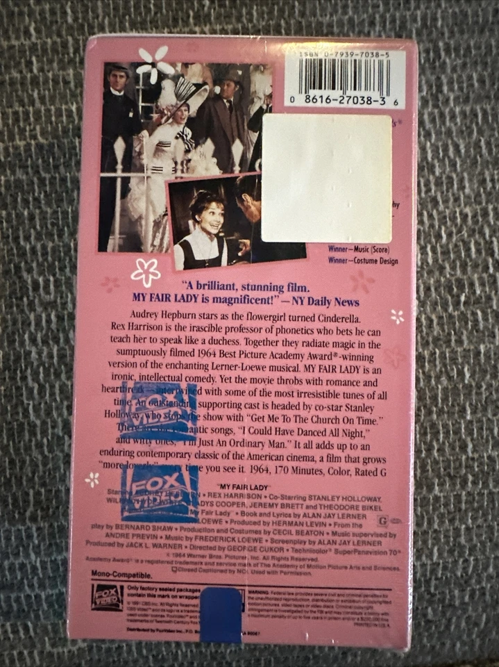My Fair Lady VHS Audrey Hepburn, Rex Harrison - Image 2 of 4