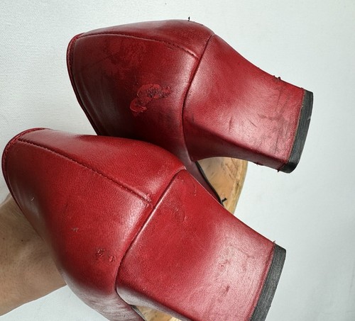 SALVATORE FERRAGAMO Vintage Cap Toe Patent Leather Spectator Heel Sz 8AAA Narrow - Picture 6 of 11