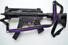 550 Paracord Gun Rifle Bow Shotgun Sling 1 or 2 Point Micro Cord PURPLICIOUS
