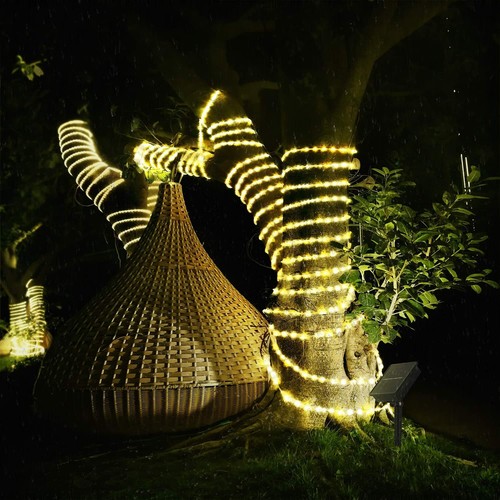 Solar String Lights Outdoor Rope Lights 100led 33ft For Garden Fence Patio Yard - Picture 32 of 40