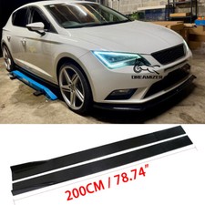 78.7" Seitenschweller Schweller Sideskirts ABS passend für Seat Leon Cupra 5F