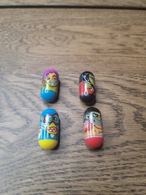 Ja-Ru Crazee Beans Mighty Beanz Lot 2004 Ninja Heavyweight Scribble Bot X-treme