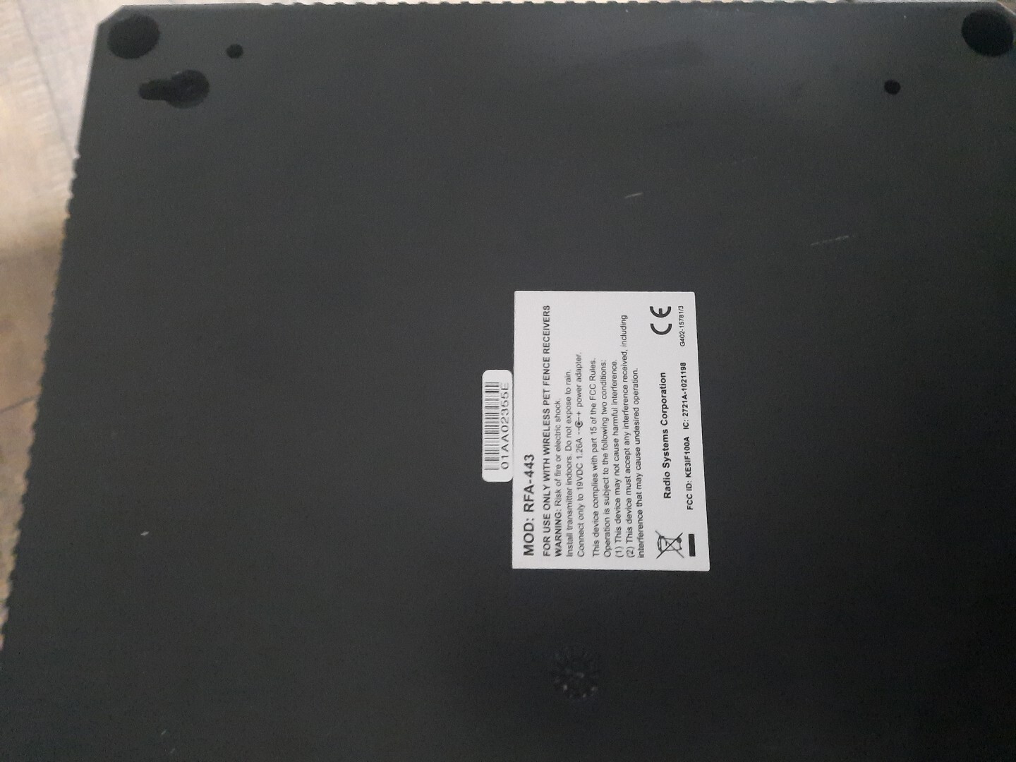 PetSafe RFA 443 Wireless Pet Containment System Transmitter Unit ONLY