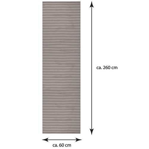 3er Pack Schiebegardine 60x260cm gestreift inkl. Zubehör Flächenvorhang Gardine - Bild 55 von 93