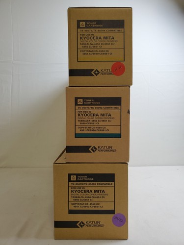 Juego de cartuchos de tóner 4550ci compatible con Katun para Kyocera TK-8507Y TK-8507C KYC - Imagen 3 de 7