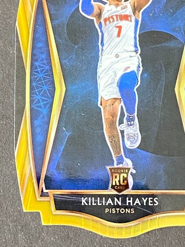 Killian Hayes Select Gold Die Cut Prizm RC #ed 1/10 - Bild 5 von 10