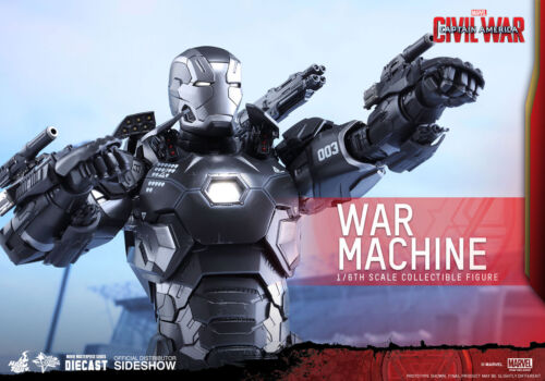 Hot Toys Captain America Civil War Diecast War Machine Mark III 1/6 Scale Figure - Picture 1 of 8