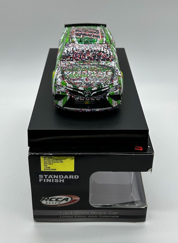 KYLE BUSCH 1:24 DIECAST 2019 #18 INTERSTATE BATTERIES AUTO CLUB SPEEDWAY WIN - Picture 3 of 4