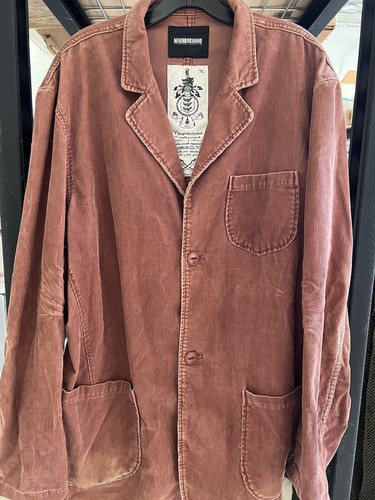 PRE OWNED Vintage Neighborhood Japan NBHD Corduroy Jacket Sz XL 052EX - Picture 2 of 10