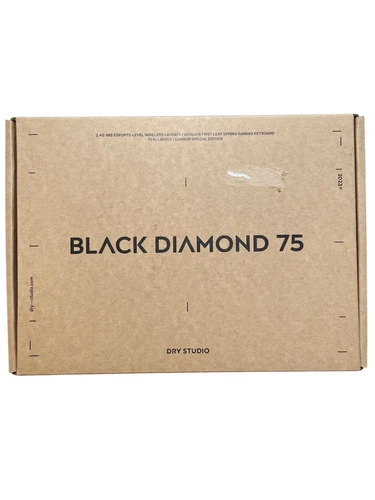 Black Diamond 75 2.4G IMS Esports Wireless Carbon Spring Keyboard 75% Layout