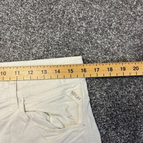 Replay Damen Jeans Slim Skinny High Waist Hellweiß Stretch Marty W30 L30 - Bild 8 von 12